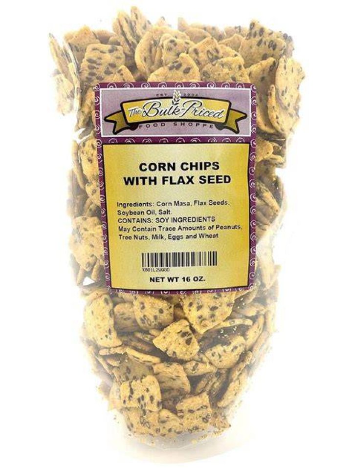 Are corn chips with flax seed healthy?