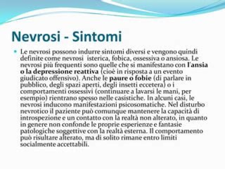 Cosa e la nevrosi ansiosa?