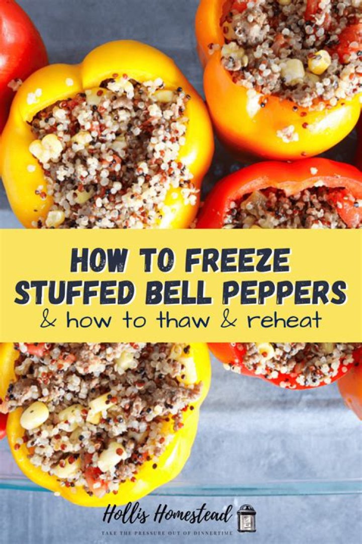 Do stuffed bell peppers freeze well?