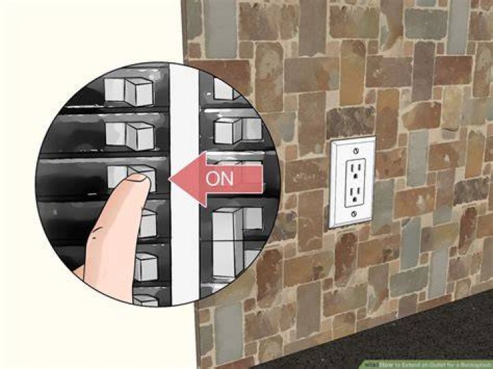 Do you have to extend outlets when installing backsplash?