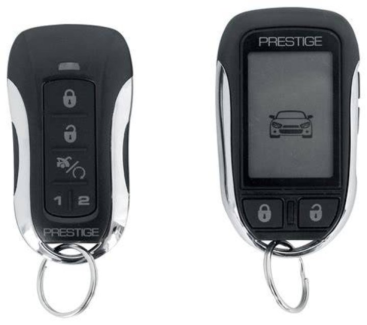 How do I remote start my prestige alarm?