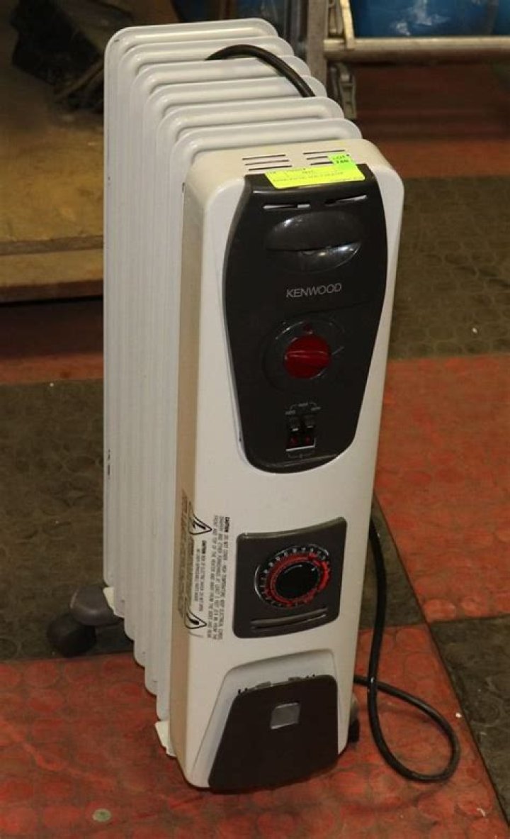 How do I use my Kenwood oil filled heater?