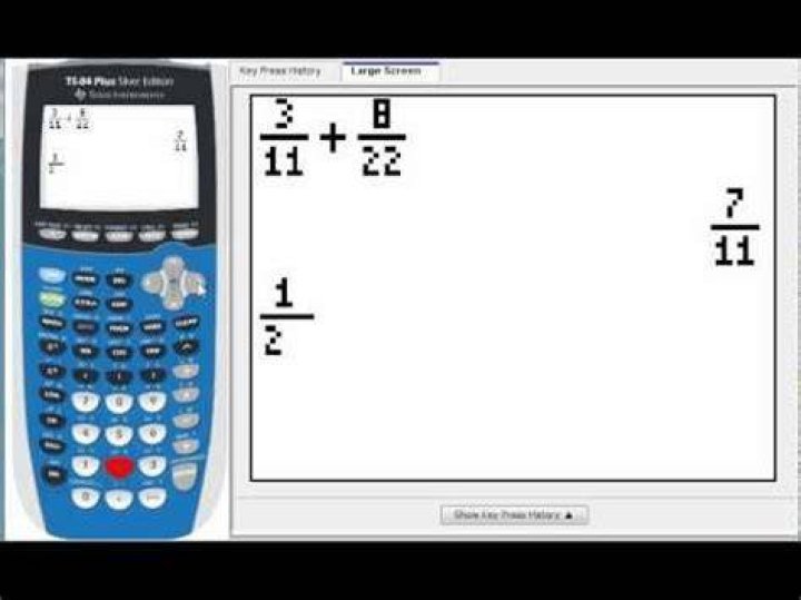How do you change a decimal to a fraction on a TI 83 Plus?
