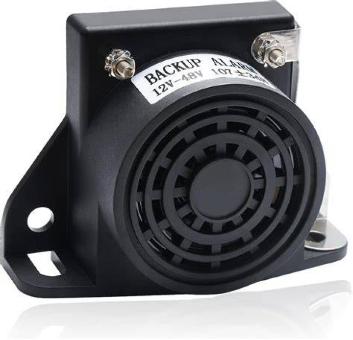 How loud should a backup alarm be?
