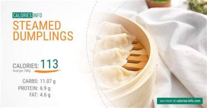 How many calories is 1 dumpling?