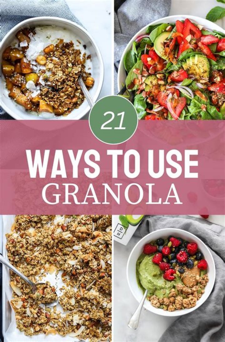 What can I do with a bag of granola?
