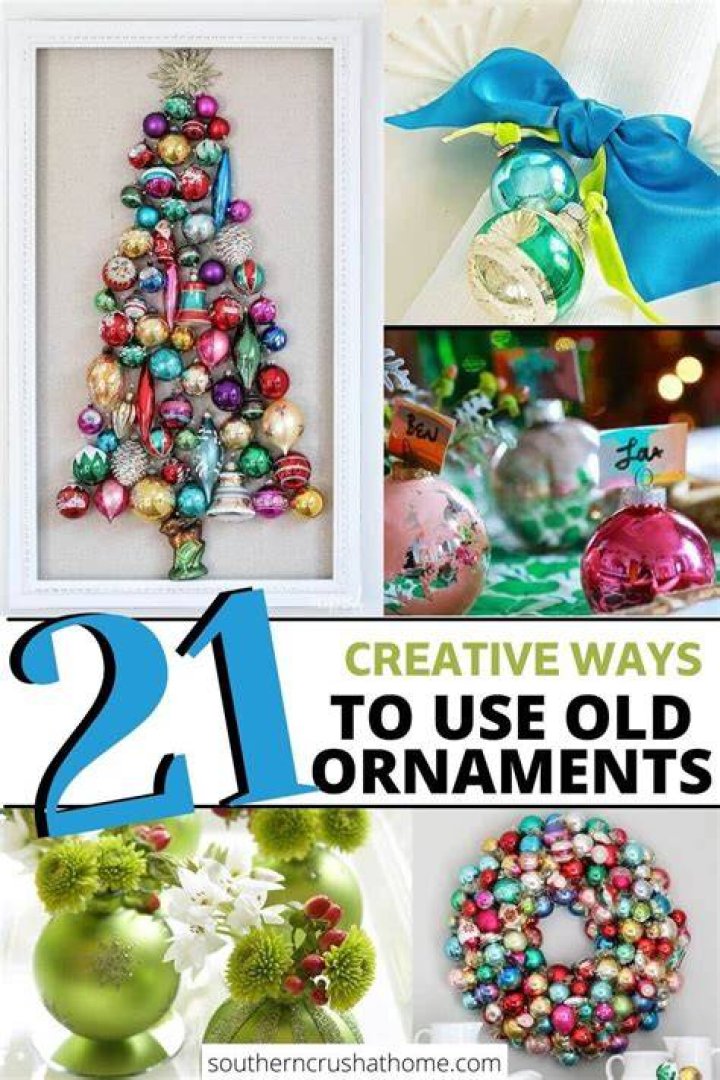 What do you do with Christmas ball ornaments?