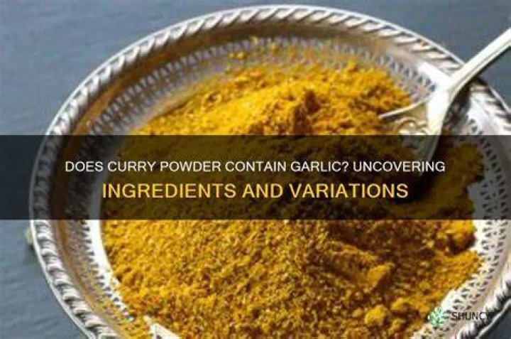 What does curry powder contain?