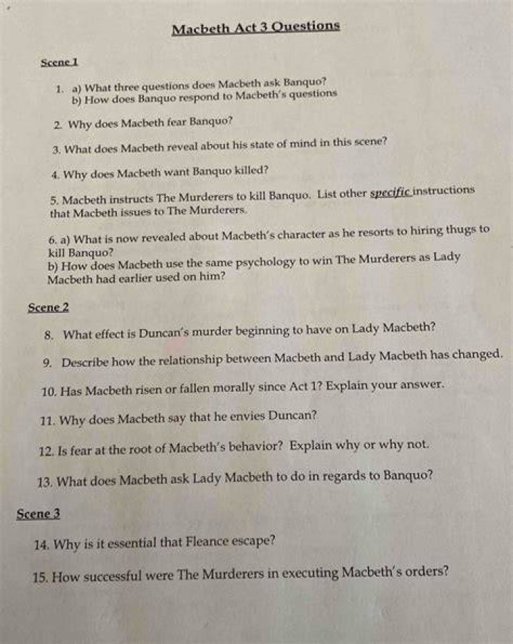 What does Macbeth ask the witches and how do they respond?