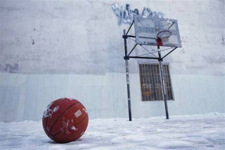 What happens when you leave a basketball outside in the cold?