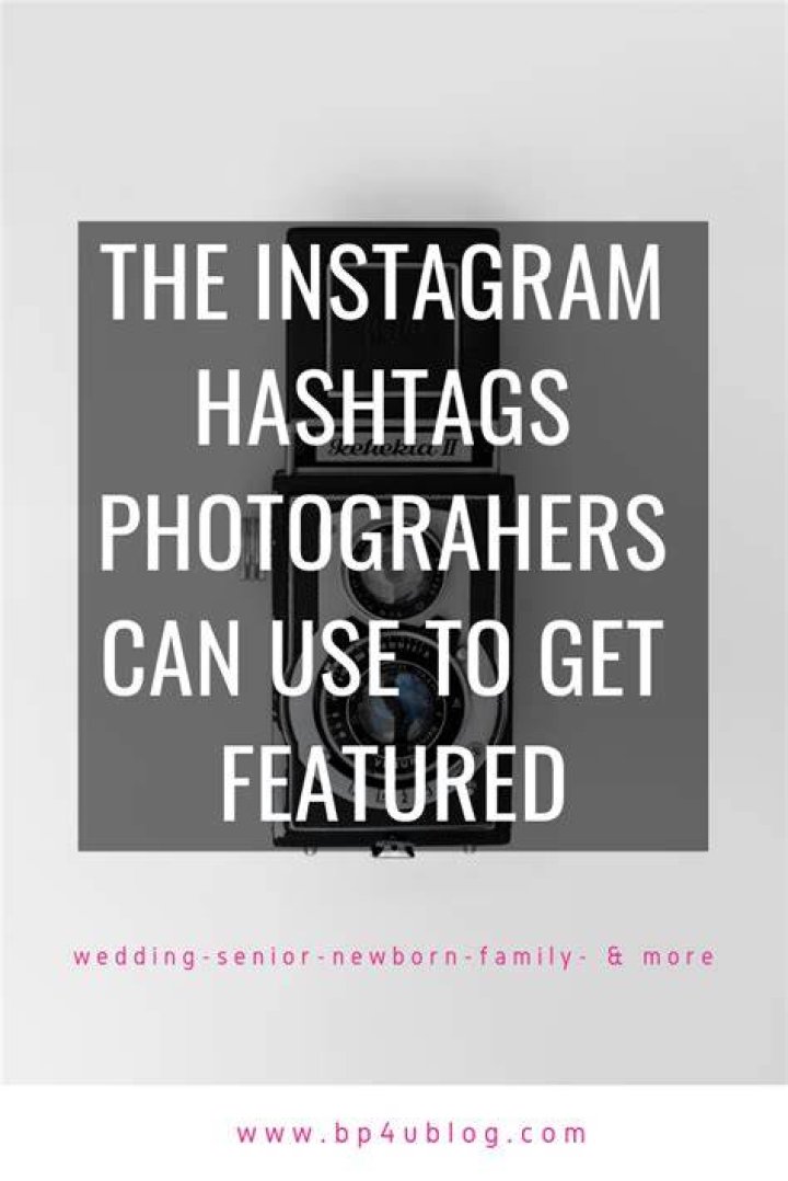 What hashtags should photographers use on Instagram?