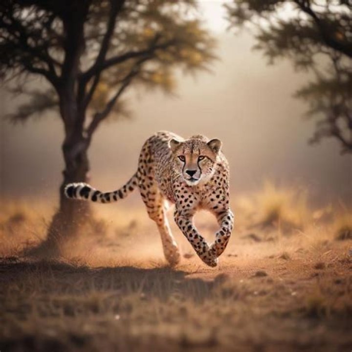 What is a cheetahs stride?