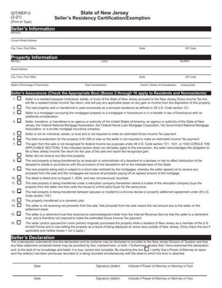 What is a git Rep 3 form?