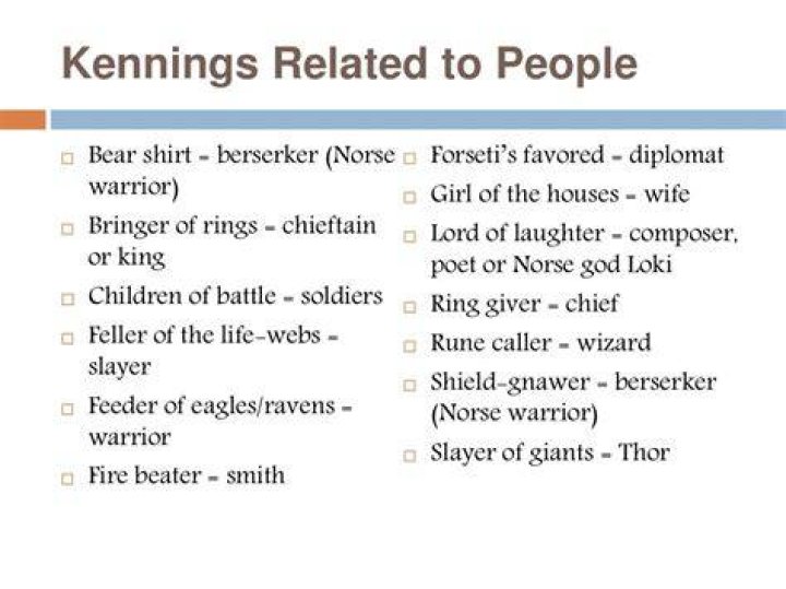 What is an original Kenning?