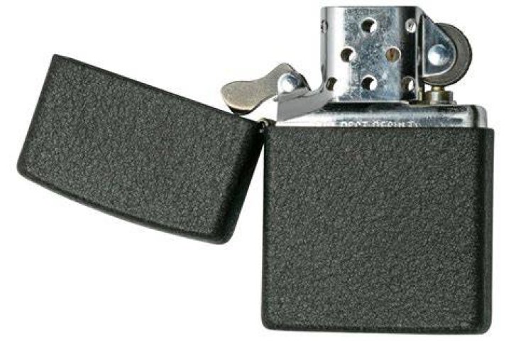 What is black crackle Zippo?