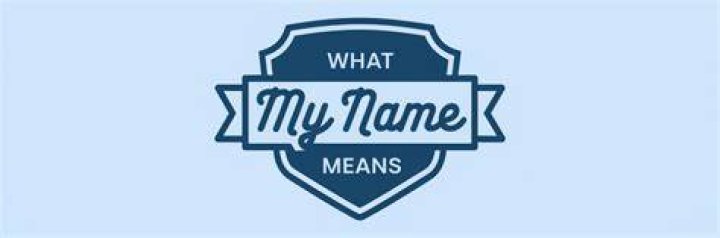 What is mean by my name?