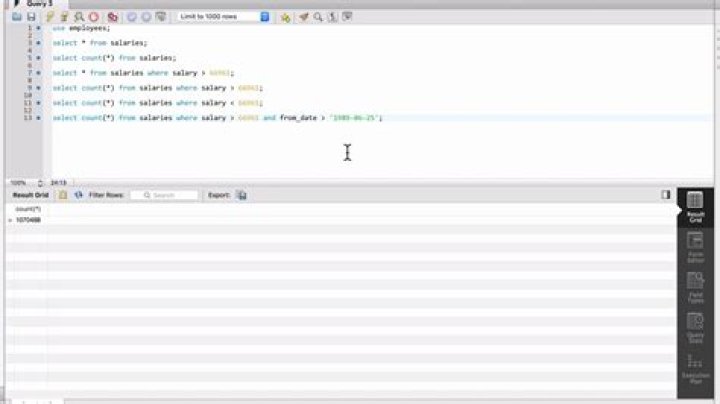 What is not larger than SQL?