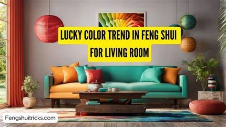 What is the lucky color for living room?