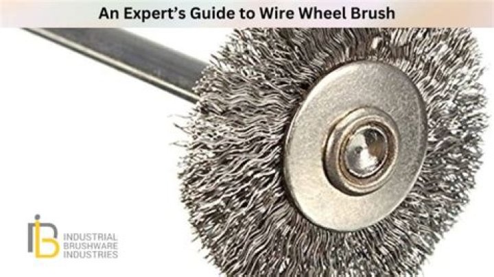 What tool do you use with a wire brush?