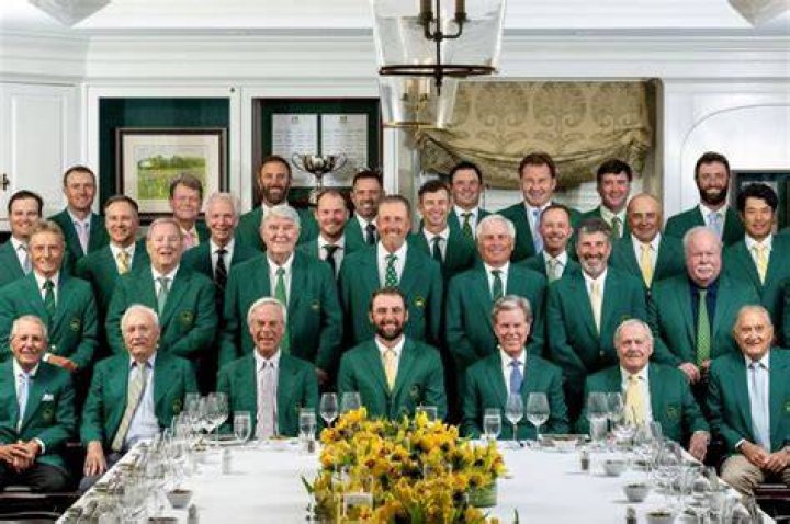 What was served at the Masters champions dinner?