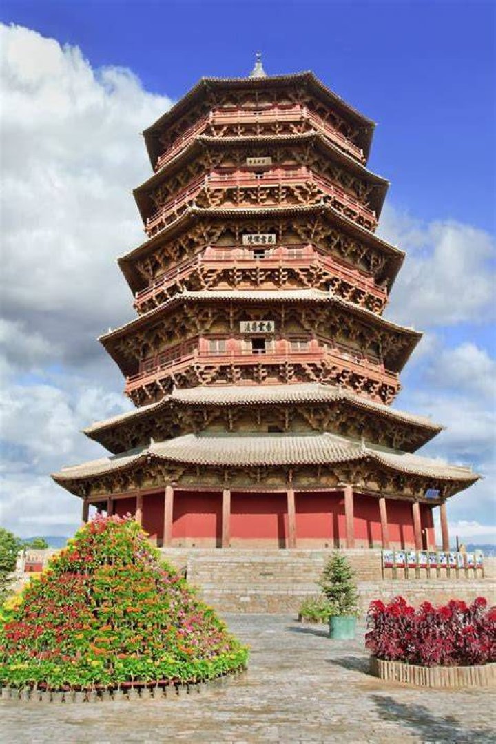 Where is the pagoda of Fogong Temple?