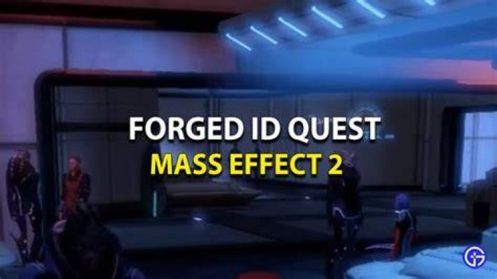 Who gets the fake ID in Mass Effect 2?